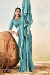 Aabhuti By Vallabhi Georgette Abstract Print With Swarovsaki Work Saree Wholesale Suppliers In India
